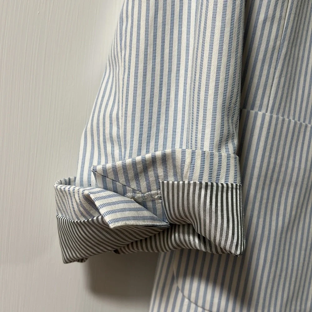 NWT J Crew Seersucker Suit Jakcet - Size 4. - Picture 2 of 5
